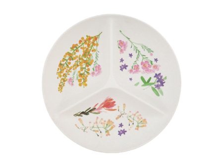 Maxwell & Williams Wildflowers - Bamboo Divided Platter 23cm Cheap